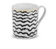Karaca Zigzag Kupa 360 Ml Siyah