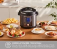 Karaca Cooker 2 in 1 6L Çok Amaçlı Basınçlı Pişirici Akıllı Elektrikli Düdüklü Tencere ve Airfryer Silver