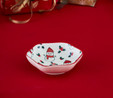 Karaca New Year Yılbaşı Snowman Hexagon Çerezlik 10 cm