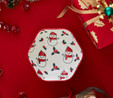 Karaca New Year Yılbaşı Snowman Hexagon Çerezlik 10 cm