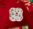 Karaca New Year Yılbaşı Snowman Yonca Çerezlik 10 cm