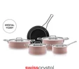 Karaca Swiss Crystal Mastermaid 9 Parça Tencere Set Bronzy