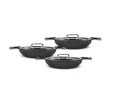 Karaca Swiss Crystal Mastermaid 6 Parça Sahan Set Shiny Black