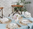 KARACA ROSEY 24 PARÇA 6 KİŞİLİK YEMEK TAKIMI