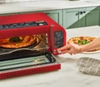 Karaca Multicrust Artisan Retro Pizza Makinesi ve Airfryer Metallic Red