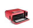 Karaca Multicrust Artisan Retro Pizza Makinesi ve Airfryer Metallic Red