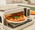 Karaca Multicrust Artisan Retro Pizza Makinesi ve Airfryer Cream