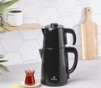 Karaca Gastro Dem 2 in 1 Çelik Inox Çay Makinesi ve Su Isıtıcı Shiny Black