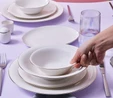 Karaca Stream Bone Realto 60 Parça 12 Kişilik Yemek Takımı Gold