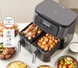 Karaca Air Pro Cook Duo Köz XXXL 8 Litre Airfryer Space Gray 8 Kişilik