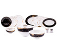 Jumbo Marble Bone  61 Parça 12 Kişilik Yemek Takımı
