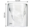Jumbo Glory Double Wall 2li Skull Bardak 150 Ml
