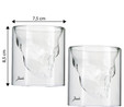 Jumbo Glory Double Wall 2li Skull Bardak 150 Ml