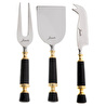 Jumbo Black 3 Parça Peynir Servis Seti