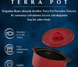 Jumbo Terra Pot Porselen Tencere 22 cm