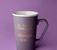 Jumbo Joy Grey Mug