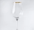 Jumbo Tulıpa Gold Kadeh 6'lı 350 Ml Ayaklı