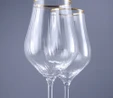 Jumbo Tulıpa Gold Kadeh 6'lı 350 Ml Ayaklı