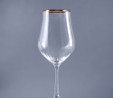 Jumbo Tulıpa Platin Kadeh 6'lı 350 Ml Ayaklı