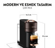 Nespresso Vertuo Next Premium Bronz Kahverengi Kahve Makinesi ve Süt Köpürtücü Aksesuar