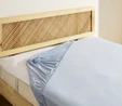 Karaca Home %100 Pamuk Penye Lastikli Çarşaf  Çift Kişilik Mavi