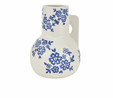 Karaca Home Cannes Vazo Beyaz Mavi 16,7X16,7X22,9 cm