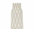 Karaca Home Mosaic Vazo 14x14x28.5 cm Beyaz