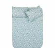 Karaca Home Daisy %100 Pamuk Çift Kişilik Nevresim Takımı Mint 