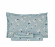Karaca Home Daisy %100 Pamuk Çift Kişilik Nevresim Takımı Mint 