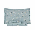 Karaca Home Daisy %100 Pamuk Tek Kişilik Nevresim Takımı Mint 