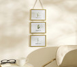 Karaca Home Magic 3'lü Yatay Fotoğraf Çerçevesi Gold