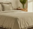 Karaca Home Pure Ruffle %100 Pamuk Çift Kişilik Nevresim Takımı Adaçayı