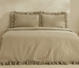 Karaca Home Pure Ruffle %100 Pamuk Çift Kişilik Nevresim Takımı Adaçayı