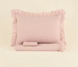 Karaca Home White Collection Tyra %100 Pamuk Çift Kişilik Yatak Örtüsü Pudra