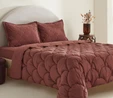 Karaca Home Cowrie Çift Kişilik Luxury Comfort Set Gül Kurusu