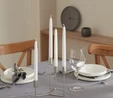 Karaca Home Siela 4'lü Şamdan Gümüş