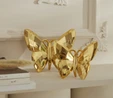 Karaca Home Butterfly 2'li Dekoratif Obje Gold 
