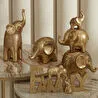 Karaca Home Elephant Biblo Gold 16,5X9,8X11,8CM
