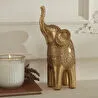 Karaca Home Elephant Biblo Gold 11,3X9,8X25,5 CM