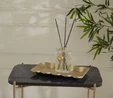 Karaca Home Vendi Dekoraif Tabak Gold 24X15 Cm
