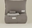 Karaca Home Relax Çift Kişilik Comfort Set/Uyku Seti Gri