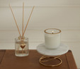  Karaca Home Angelina Mermer Dekoratif Mumluk Gold 19x12 cm