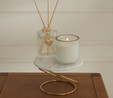 Karaca Home Angelina Mermer Dekoratif Mumluk Gold 17x9 cm