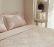 Karaca Home White Collection Viole Çift Kişilik Nevresim Takımı Pudra 
