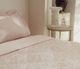 Karaca Home White Collection Viole Çift Kişilik Nevresim Takımı Pudra 