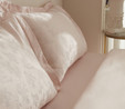 Karaca Home White Collection Viole Çift Kişilik Nevresim Takımı Pudra 