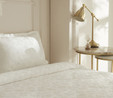 Karaca Home White Collection Viole Çift Kişilik Nevresim Takımı Beyaz