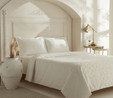Karaca Home White Collection Viole Çift Kişilik Nevresim Takımı Beyaz