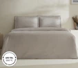 Karaca Home Jemma 120 Tel %100 Pamuk Saten Çift Kişilik Nevresim Takımı Gri