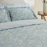 Karaca Home Carlo %100 Pamuk Çift Kişilik Nevresim Takımı Mavi